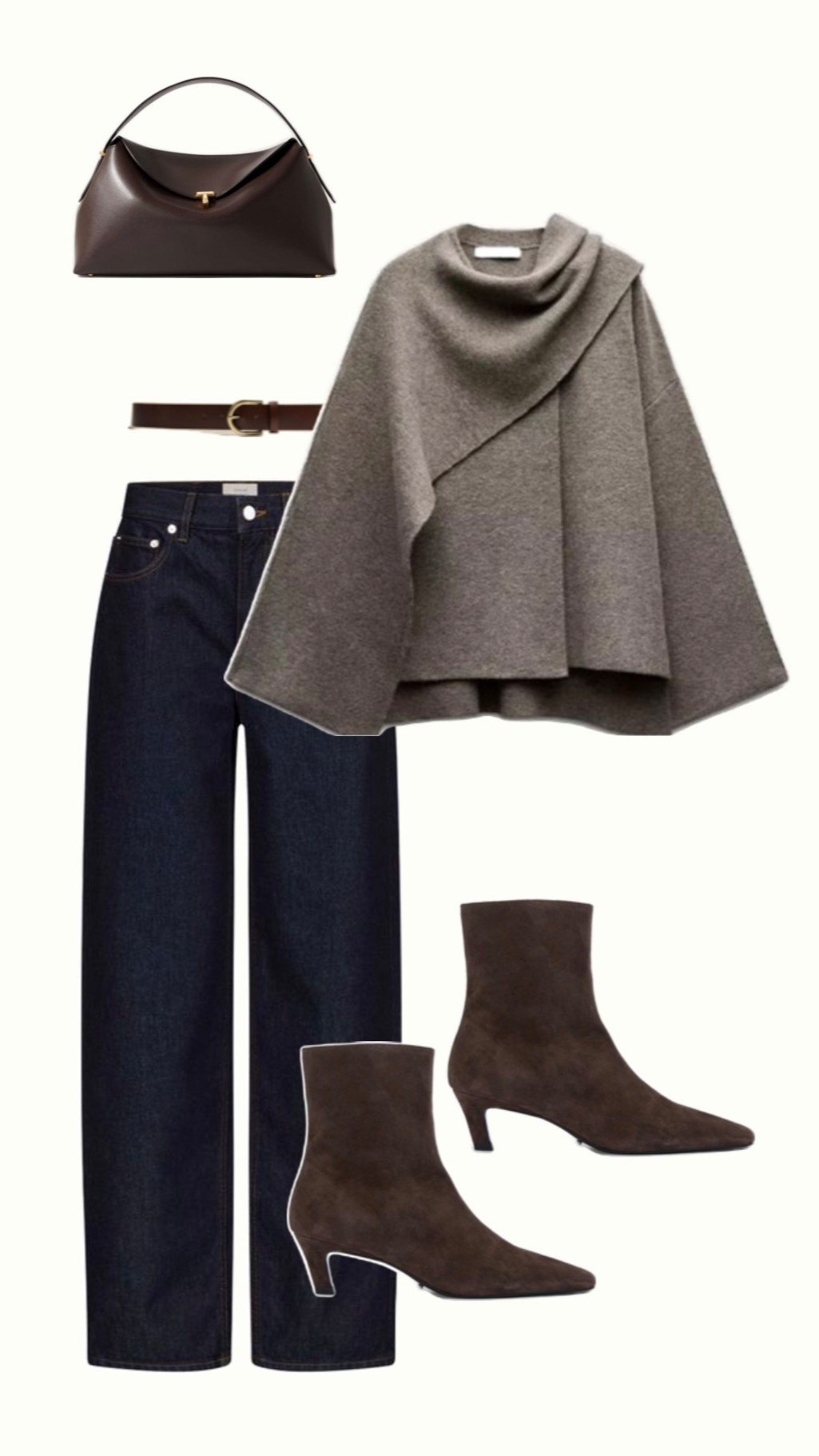 Neutral outfit idea, casual chic style, feminine outfit 

Amazon Oversized Scarf Jacket Shawl Wraps Knit Long Sleeve Button Winter, dark denim jeans, ankle boots, brown suede 

#LTKootd #LTKSeasonal