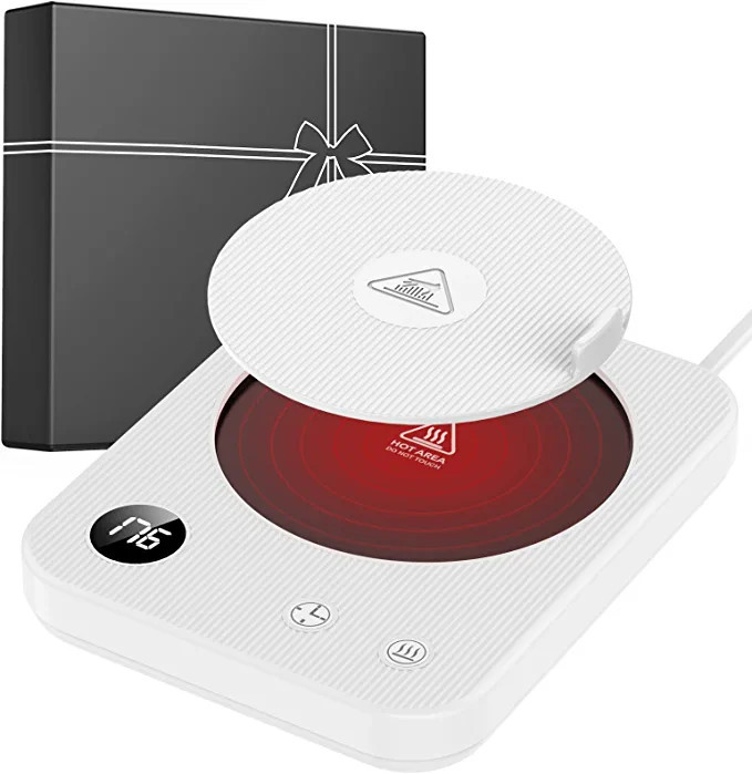 Coffee Warmer for Desk with 3-Temp Settings, Beverage Mug Warmer with Auto On/Off, Coffee Mug War... | Amazon (US)