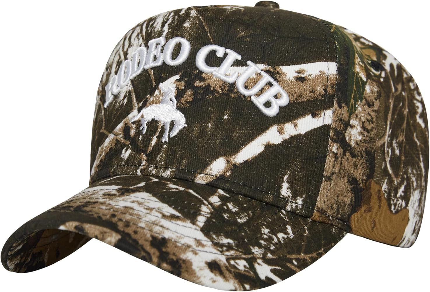 Rodeo Club Camo Western Trucker Hat | Men & Women | Country Caps for Cowgirls Cowboys | Camo Embr... | Amazon (US)