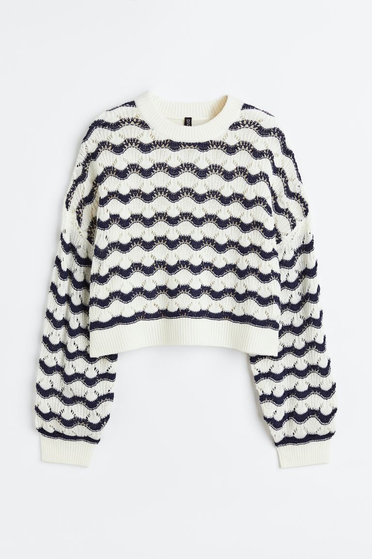 Pointelle-knit Sweater | H&M (US)