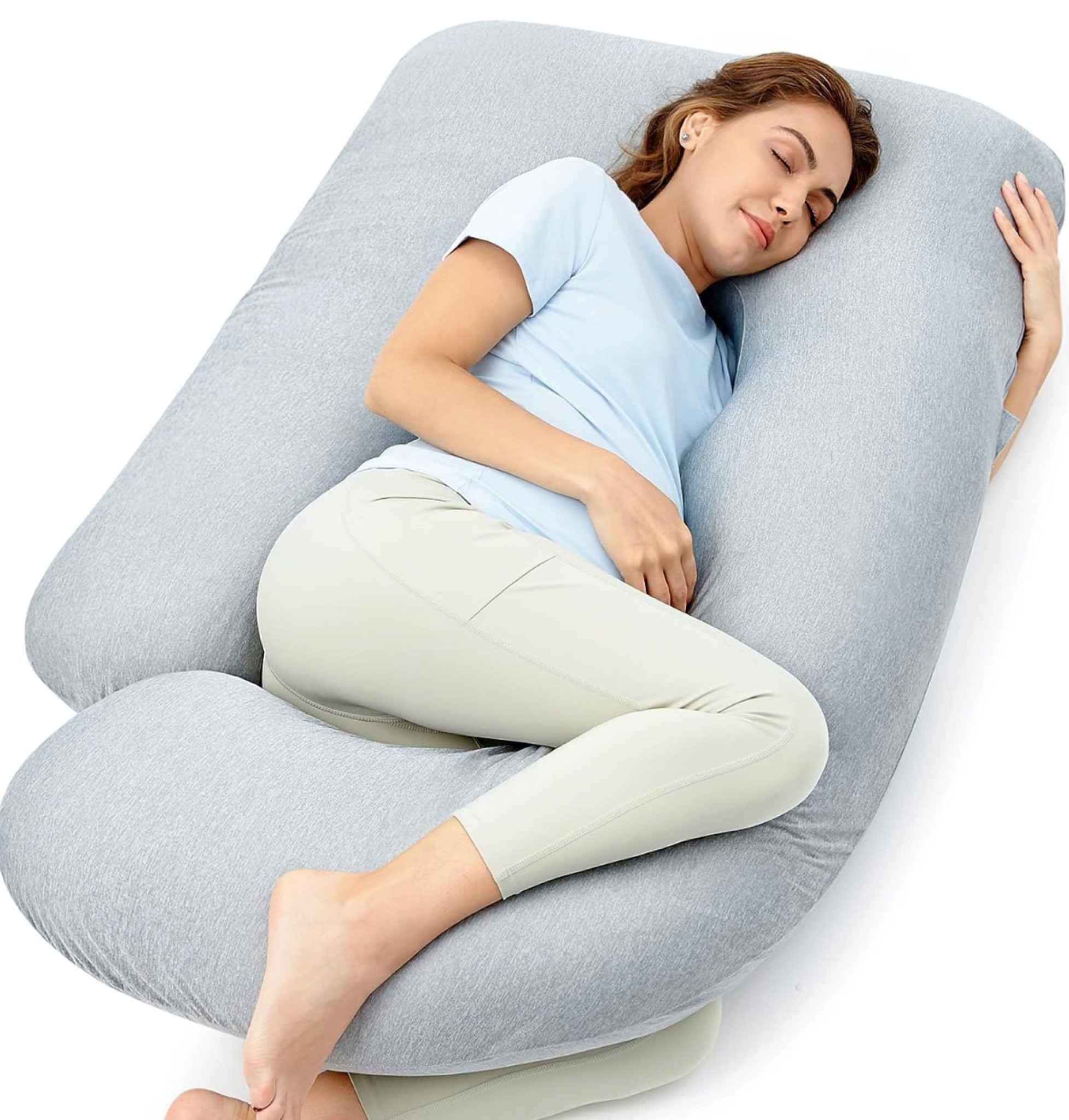 This pregnancy pillow has been my saving grace for a good nights rest

#LTKbump #LTKbaby