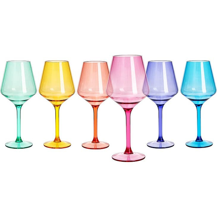 Unbreakable Colored Wine Glass | Megan Molten