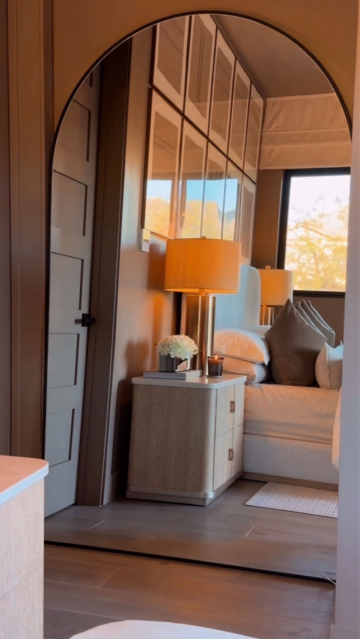 This oversized arch mirror reflects my guest bedroom, so beautifully and fills in the perfect amount of space ✨

Oversized arched mirror 
Cozy aesthetic guest bedroom
Guest bedroom Inspo
Rh inspired bedroom ￼

#LTKHome