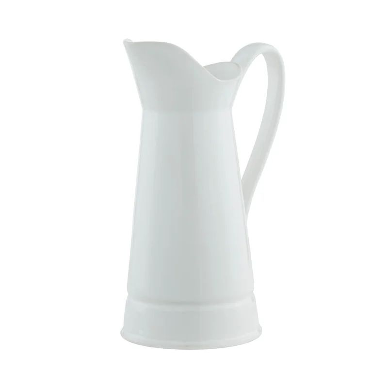 Milla White 12" Ceramic Table vase | Wayfair Professional