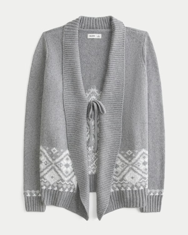 Boho Tie Front Cardigan | Hollister (US)