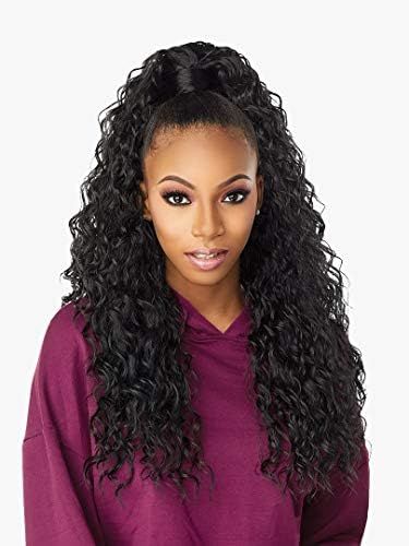 Sensationnel Half Wig N Pony Wrap Instant Up N Down UD 2 (1B) | Amazon (US)