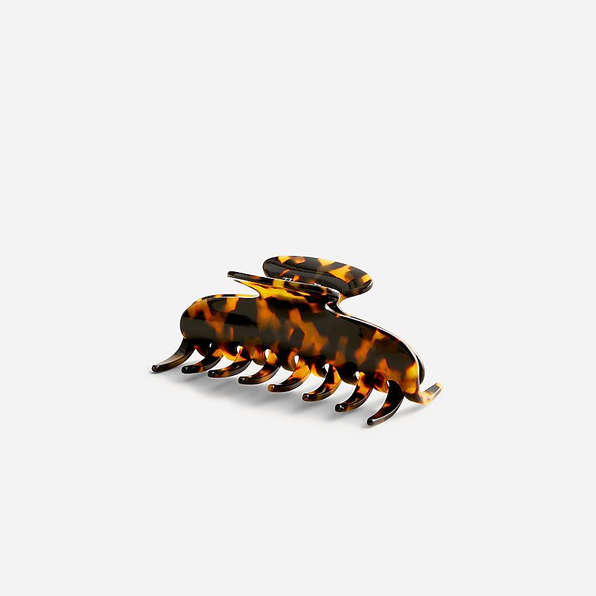 Large claw hair clip in tortoise | J.Crew US