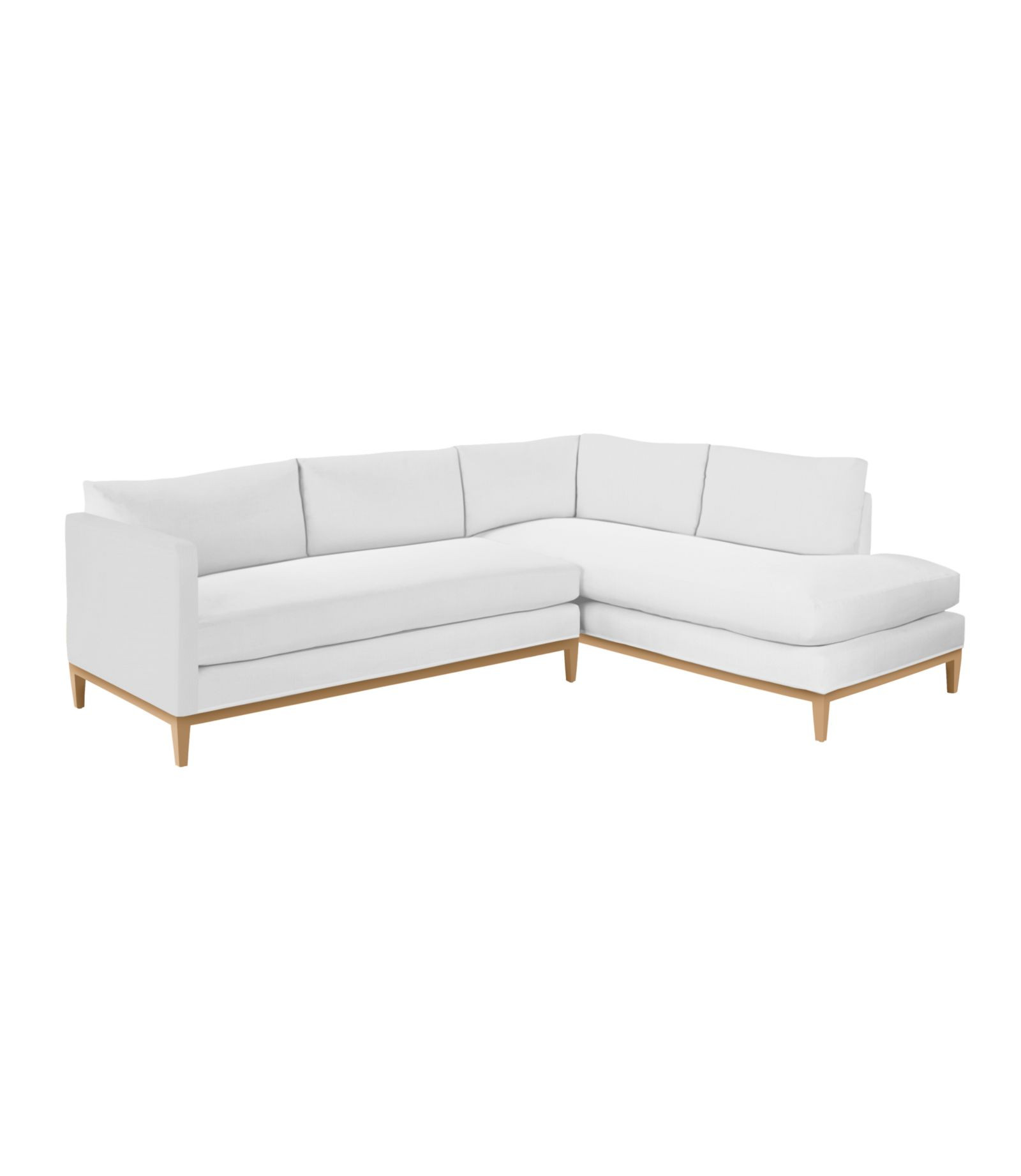 Barton Luxury Depth Track Arm L-Sectional - Right-Facing | Serena and Lily