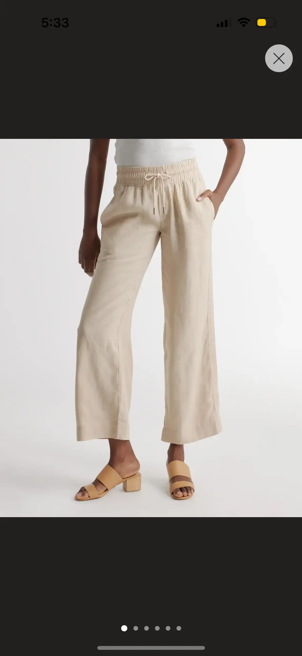 100% European Linen Wide Leg Pants | Quince