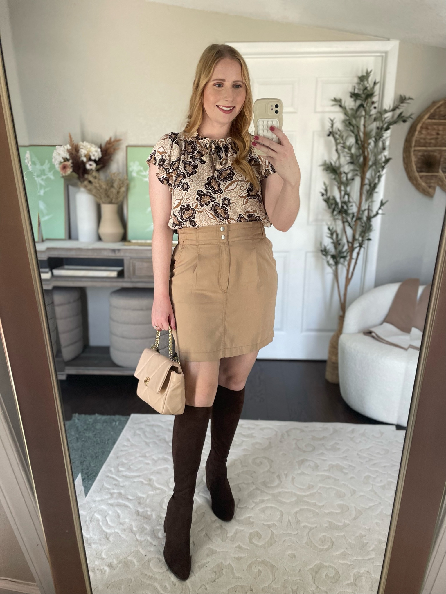 Blouse: size medium
Skirt: size 8

#LTKBacktoSchool #LTKworkwear #LTKunder50