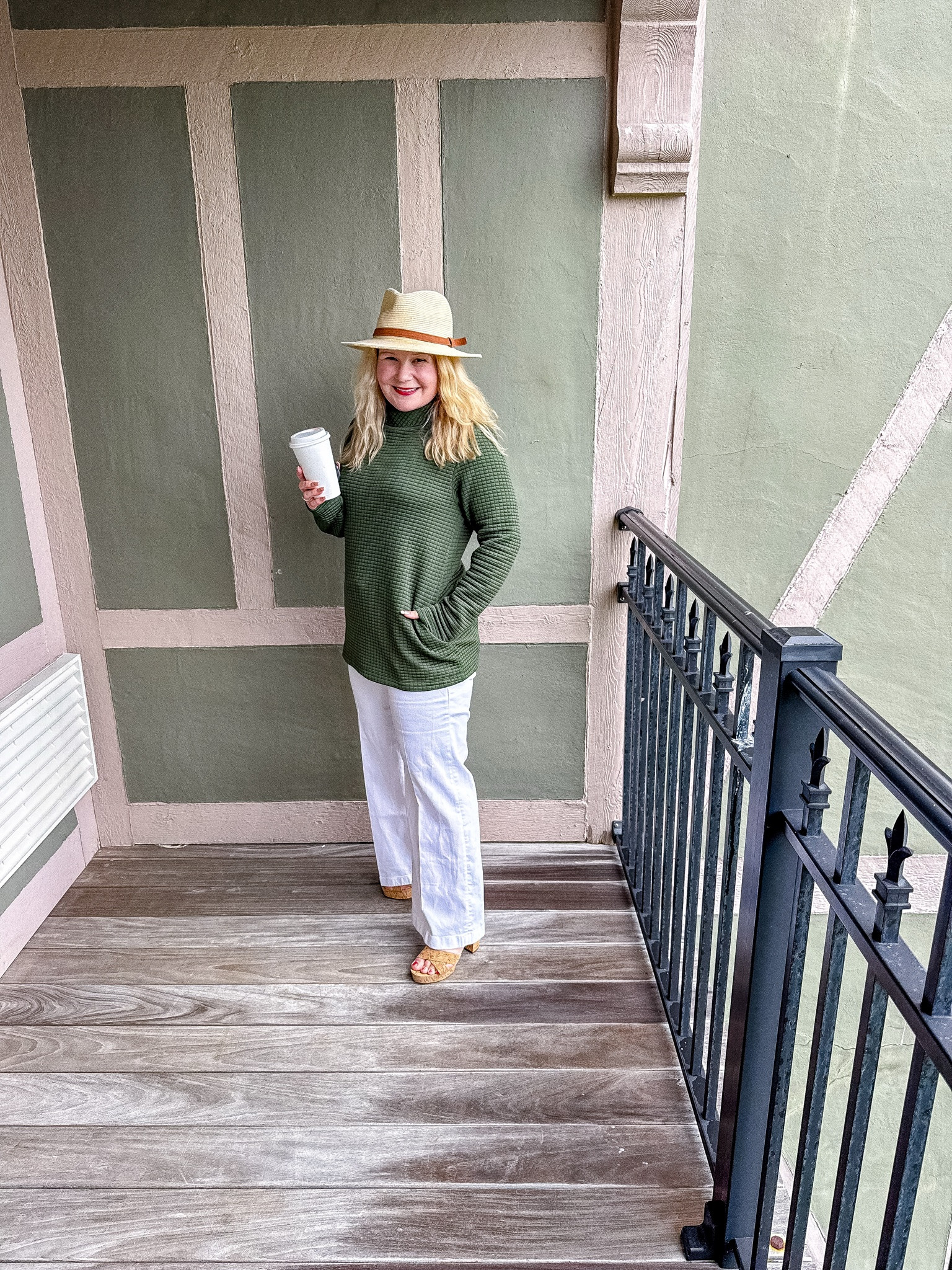 Wednesday ootd. It might my after Labor Day, but still rocking white pants. This is how I made them more fall like.

#LTKgrwm #LTKPetite #LTKootd