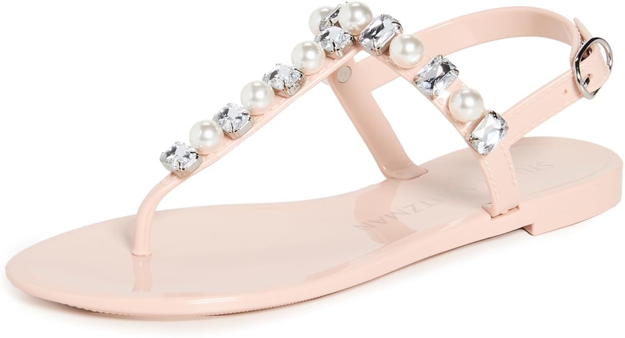 Stuart Weitzman Women's Goldie Crystal Jelly Sandals | Amazon (US)