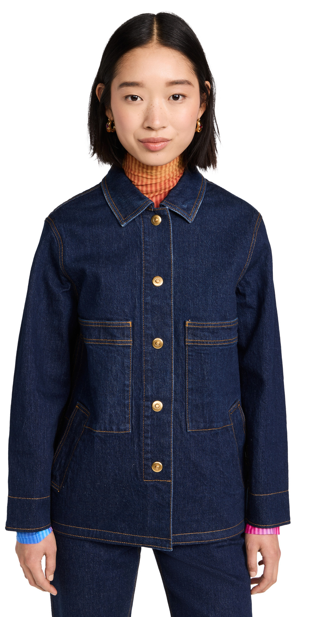 Tory Burch Denim Barn Jacket | Shopbop