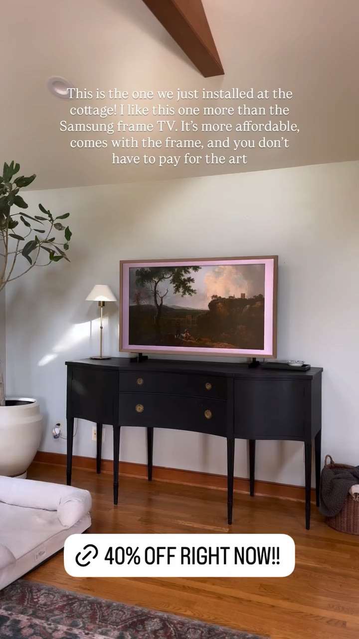 Frame TV but a fraction of the price!!! 

#LTKHome #LTKSaleAlert