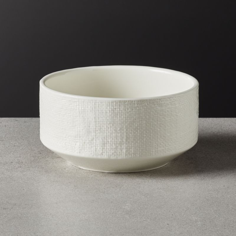 Millye Ivory Individual Bowl + Reviews | CB2 | CB2