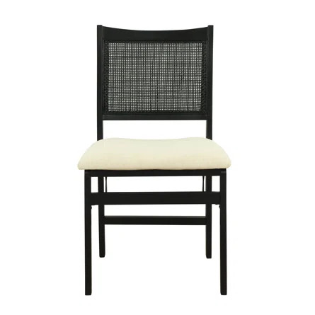 Donner Padded Seat Cane Back Banquet Dining Chair | Wayfair North America