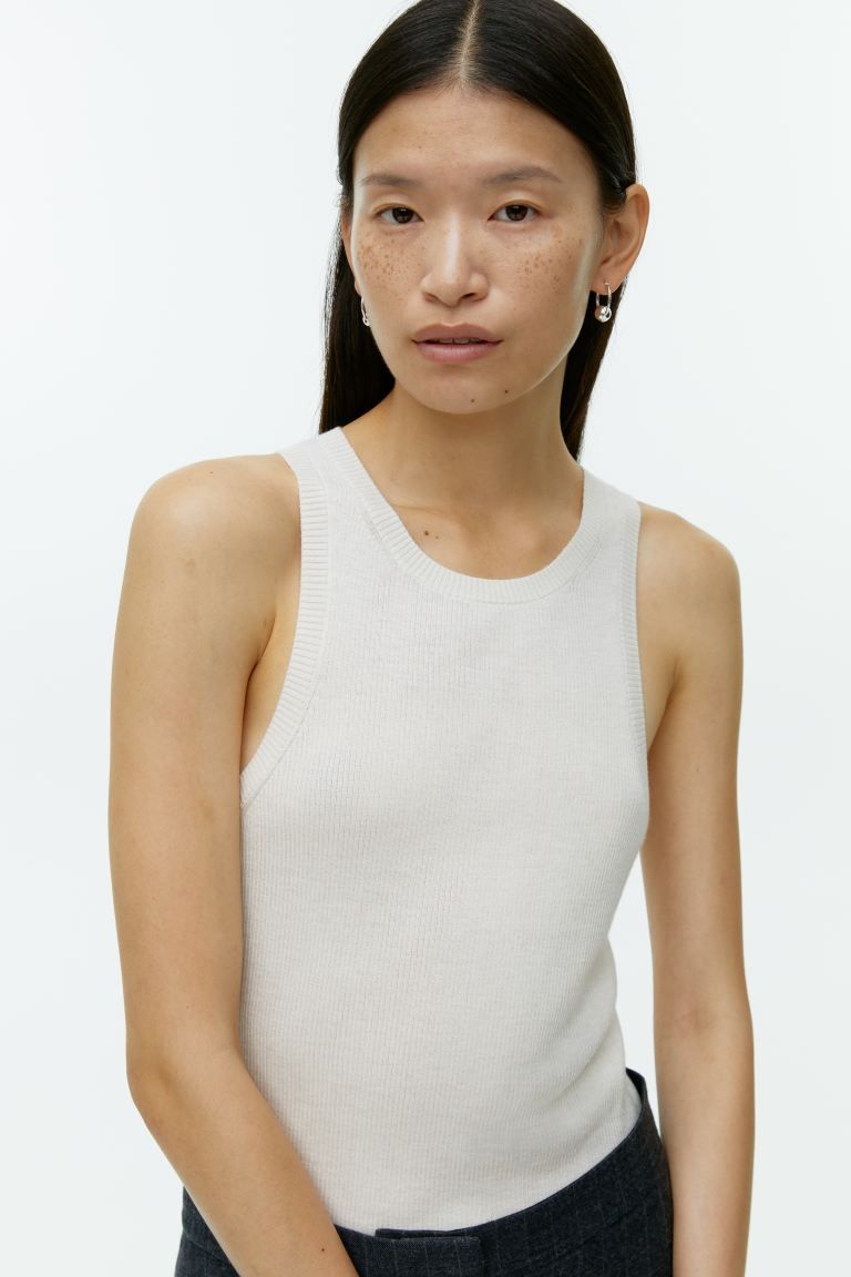 Knitted Tank Top | H&M (UK, MY, IN, SG, PH, TW, HK)