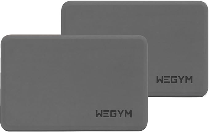 WeGym Yoga blocks with Anti-Slip, Comfortable Grip, Sturdy Sides for Secure Workouts at Home, for... | Amazon (US)