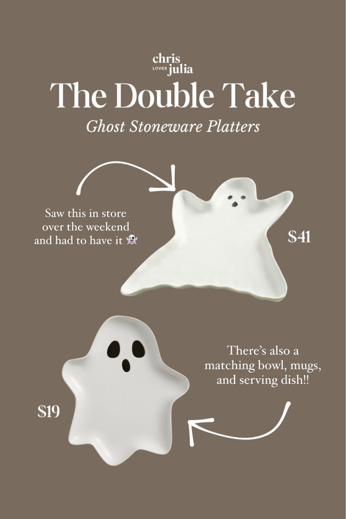 The Double Take: Ghost Stoneware Platters

#LTKSeasonal #LTKHome #LTKStyleTip