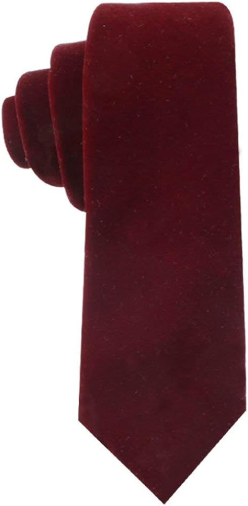 Velvet Skinny Tie | Wedding Ties for Groomsmen | Necktie for Him | Amazon (UK)