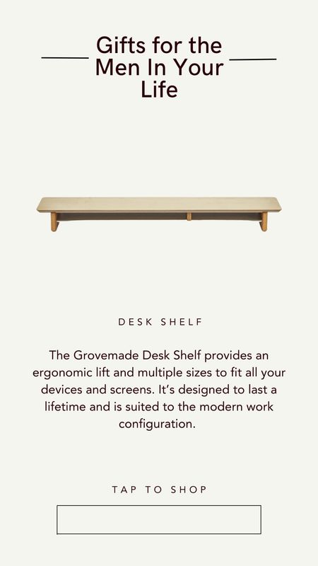 Desk shelf providing an ergonomic lift and lasts a lifetime. 

#LTKhome #LTKeurope