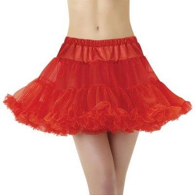 Adult Petticoat Red Halloween Costume One Size | Target