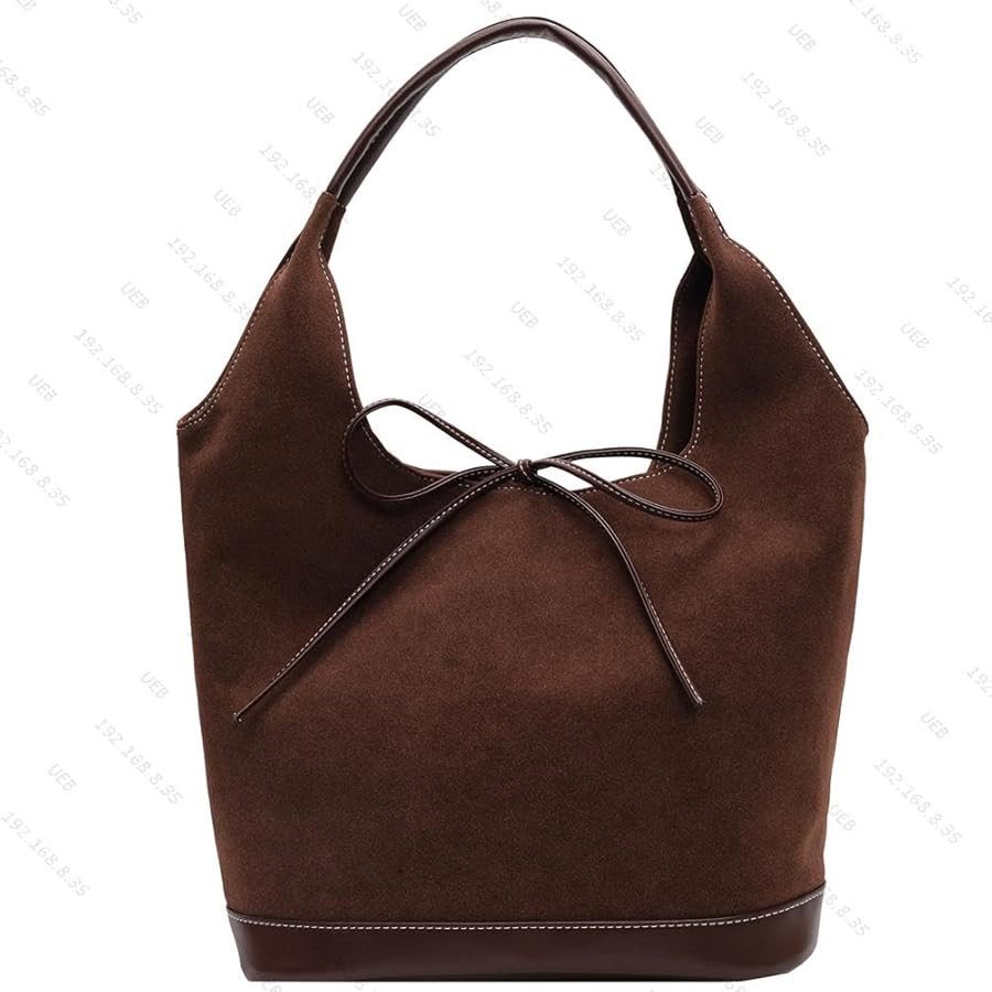 VOSTEVAS Suede Tote Bag for Women Vintage Top Handle Bag Large Capacity Suede Bag Travel College ... | Amazon (CA)