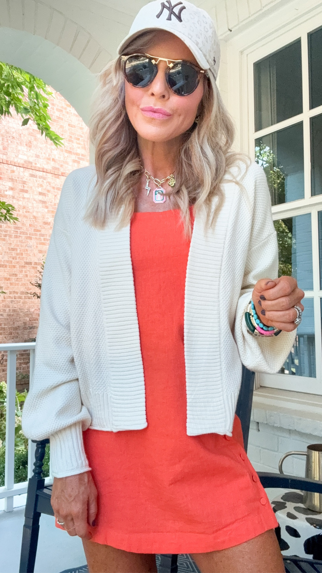 game day style! wearing XS in skort dress (extra 20% off with AFKATHLEEN) = small in cardigan • 

#LTKSeasonal #LTKOver40 #LTKSaleAlert