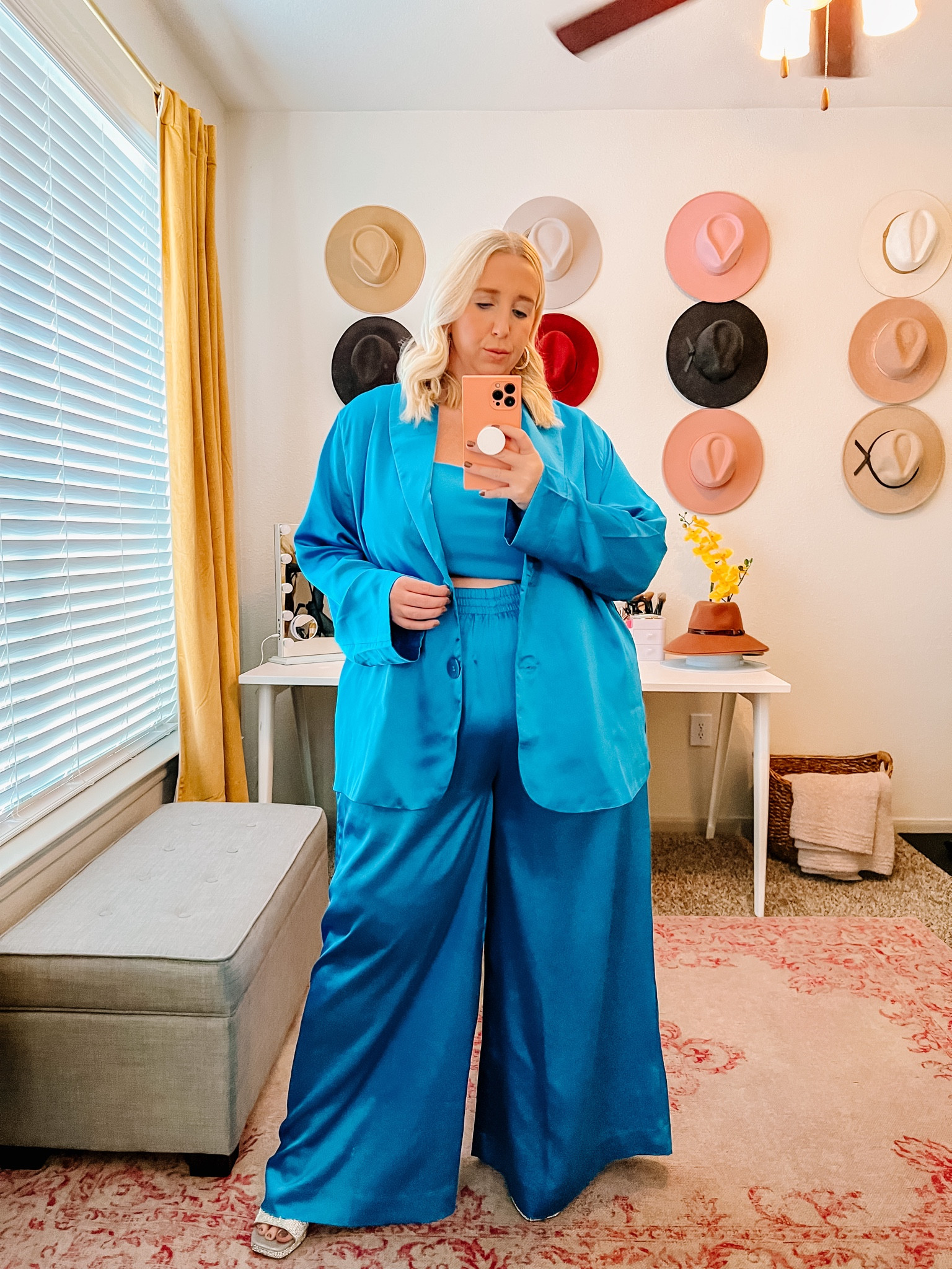 Electric blue power suit?! Say less! Available in XS-3X! I’m wearing a 1X in everything! 

#LTKcurves