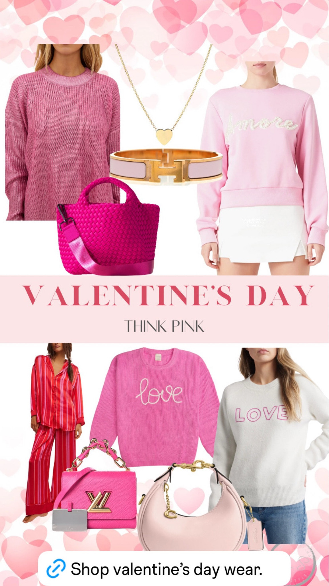 Think pink!  Some great tips and accessories to spread Valentine’s Day cheer!  // Valentine’s Day wear. Gifts. Gift ideas. Jewelry. Tops  

#LTKFindsUnder100 #LTKSeasonal #LTKGiftGuide