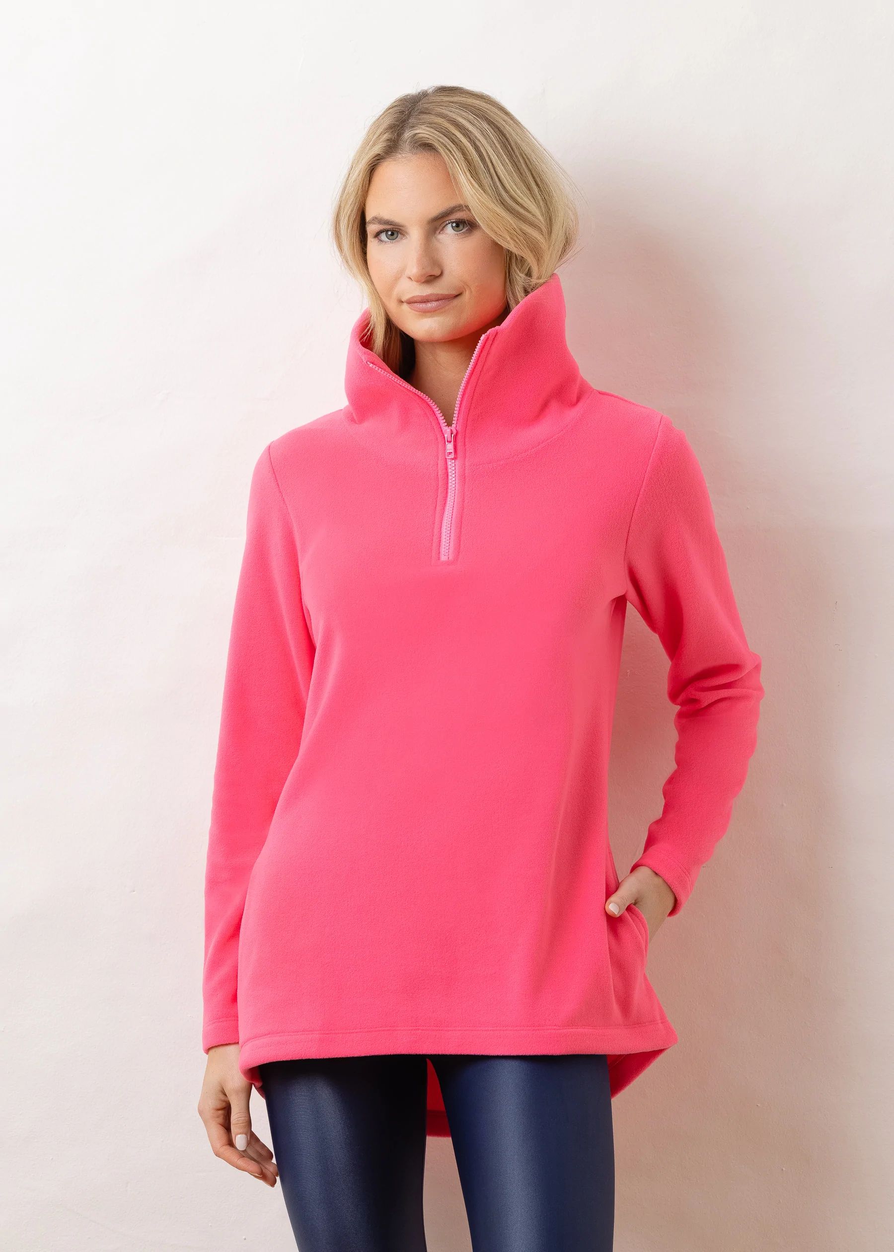 Prospect Pullover (Poppy Pink) | Dudley Stephens