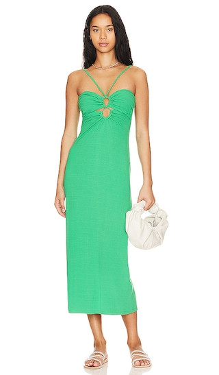 Ellery Midi Dress in Monstera | Revolve Clothing (Global)