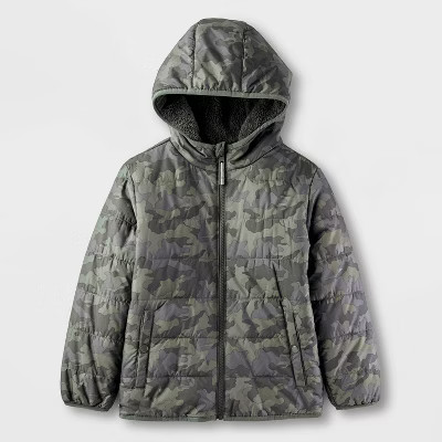 Kids' Reversible Puffer Jacket - Cat & Jack™ | Target