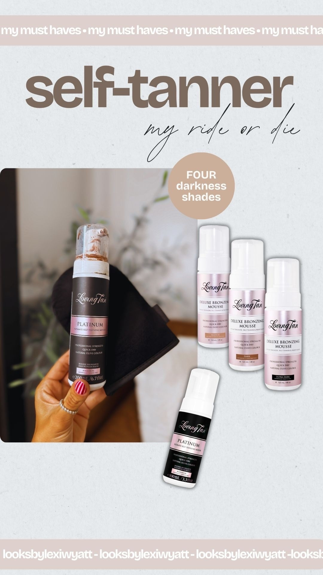 My self tanner !!!

Do you and your girls love our Bronze Shimmer Cream?! We’ve got a little treat, they can score a free full-size Bronze Shimmer (valued at $33) with any mousse order on our site. Just use code LEXISHIMMER at checkout 🤎

#LTKFindsUnder100 #LTKStyleTip #LTKFindsUnder50