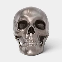 6" Medium Skull Halloween Decorative Prop Brass - Hyde and EEK! Boutique\u2122 | Target