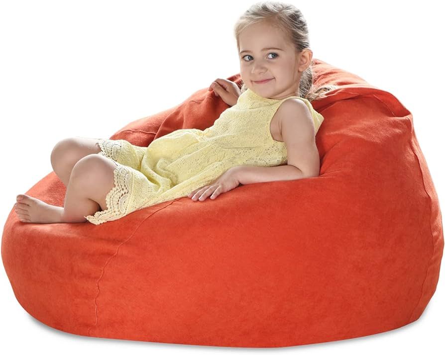 YuppieLife Stuffed Animals Bean Bag Chair Cover Candy-Colored Bean Bag（Just Cover, No Filling... | Amazon (US)