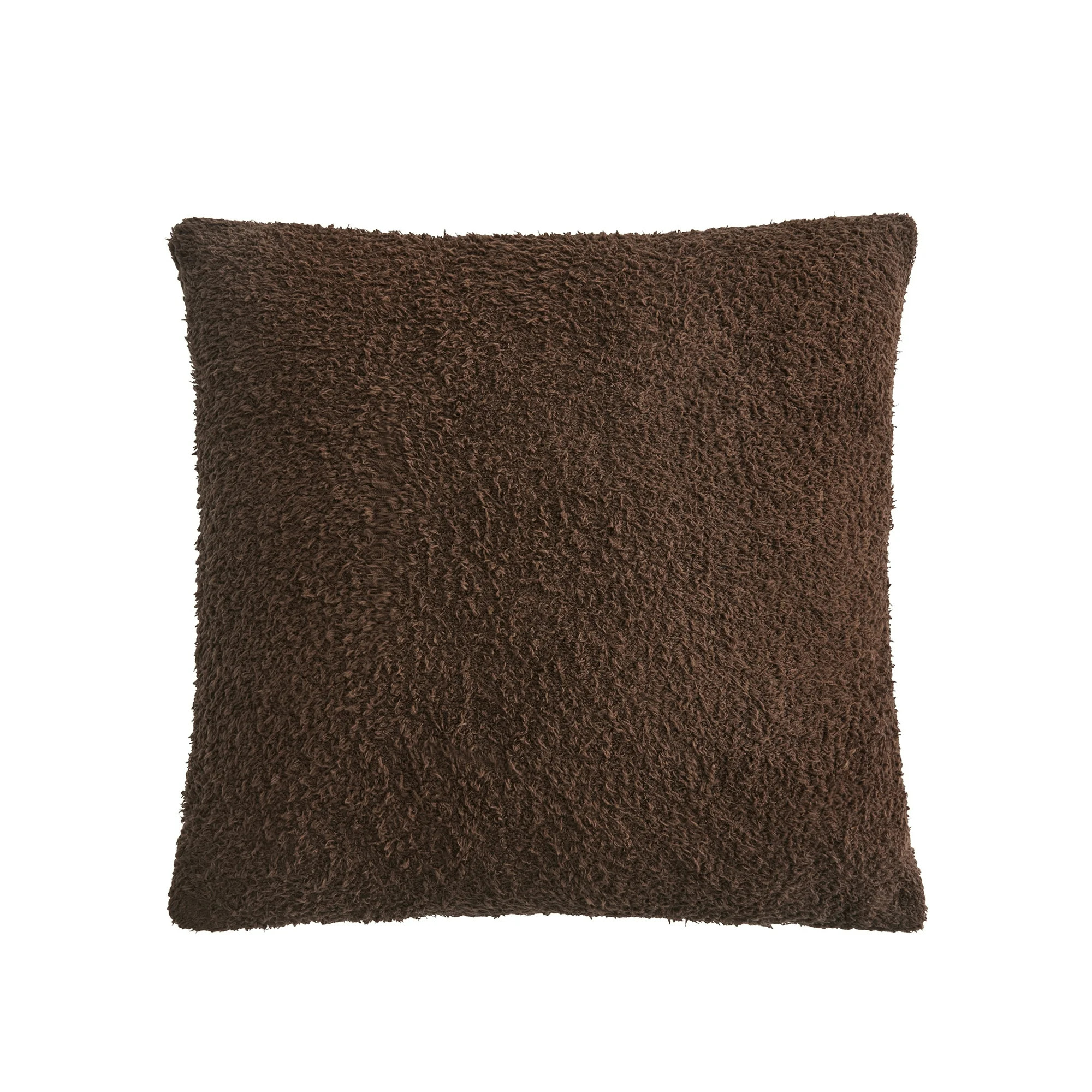 Better Homes & Gardens 20" x 20" Cozy Knit Decorative Pillow, Dark Brown, (1 Count), All Ages | Walmart (US)