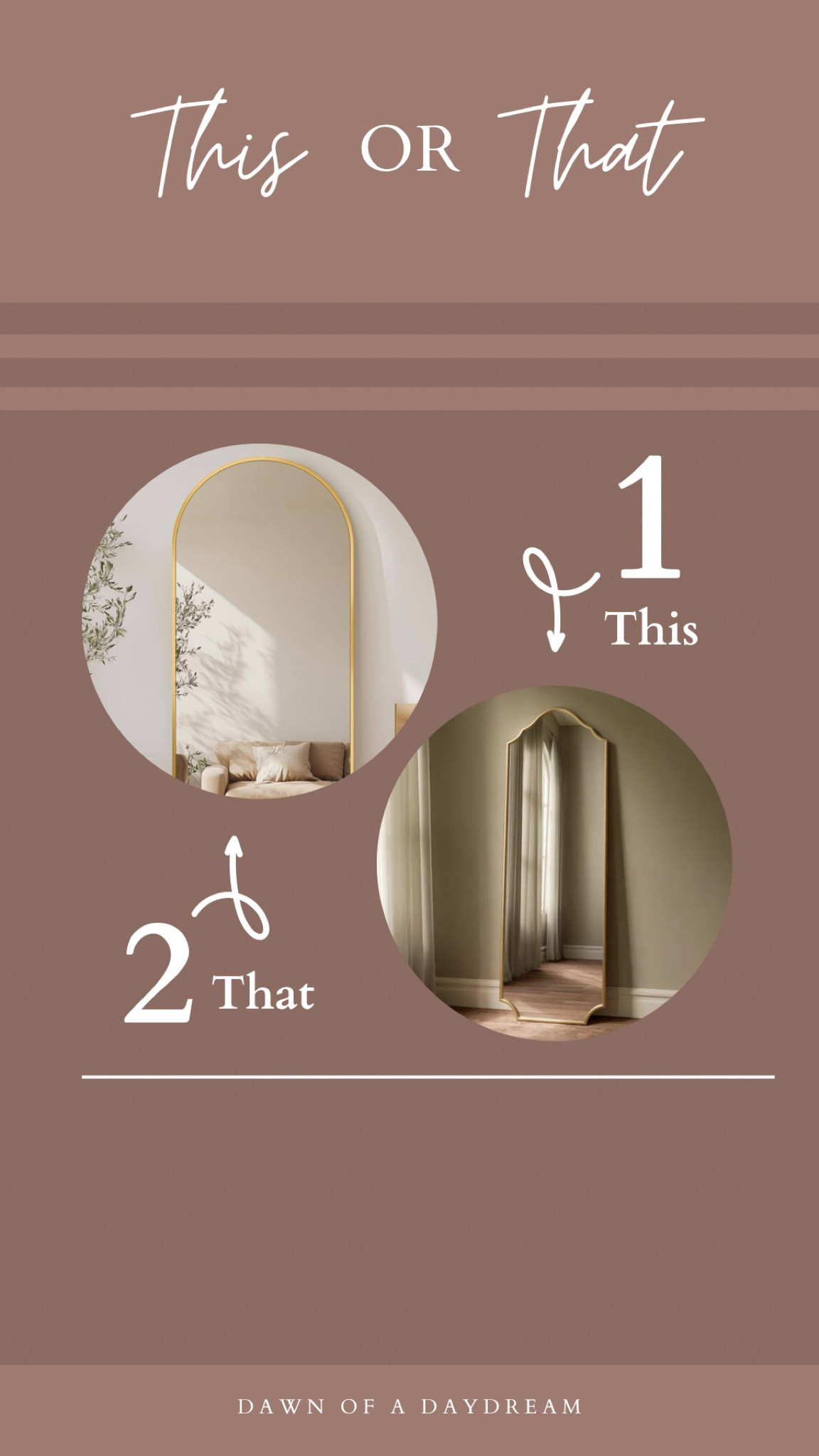 Classic Arch vs Feminine curves

#LTKHome #LTKSaleAlert