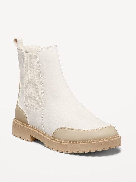 Faux-Suede Chelsea Boots for Girls | Old Navy (US)