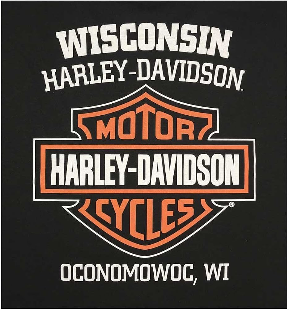 Harley-Davidson Men's Distressed Shady Skull Short Sleeve T-Shirt, Solid Black | Amazon (US)