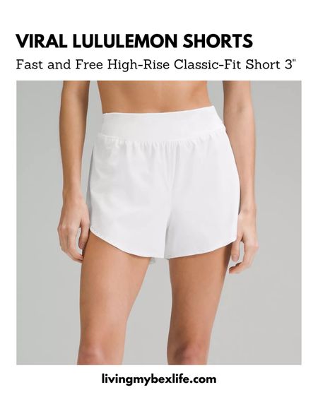 Viral lululemon shorts for summer: Fast and Free High-Rise Classic-Fit Short 3”

Perfect summer running short, lulu shorts, speed short, hotty hot, tracker, track that 

#LTKActive #LTKU #LTKFitness