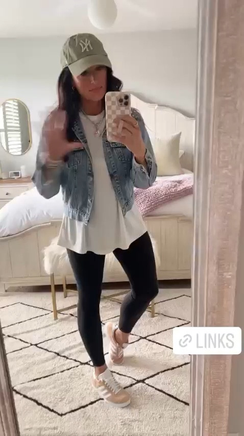 AMAZON OUTFIT ALL ON SALE
• small jacket 
• medium tee
• medium leggings 

#LTKSaleAlert #LTKFindsUnder50 #LTKxPrimeDay