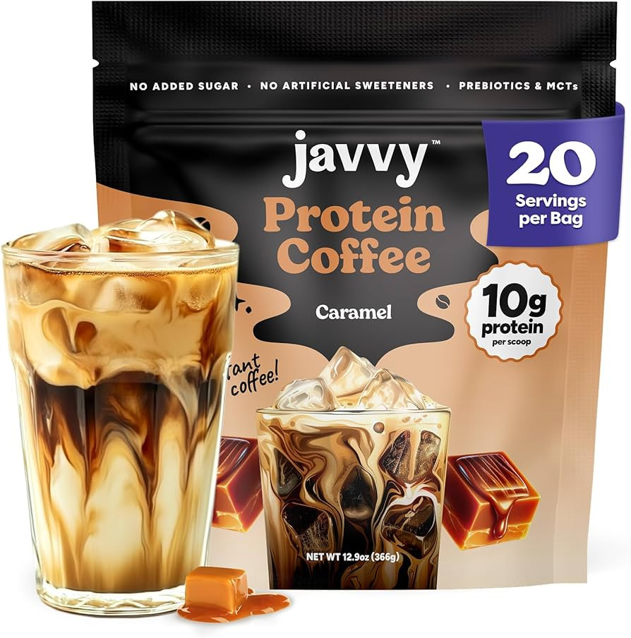 Caramel Protein Iced Coffee - Premium Whey Protein & Instant Iced Coffees - 100% Natural Cold Bre... | Amazon (US)