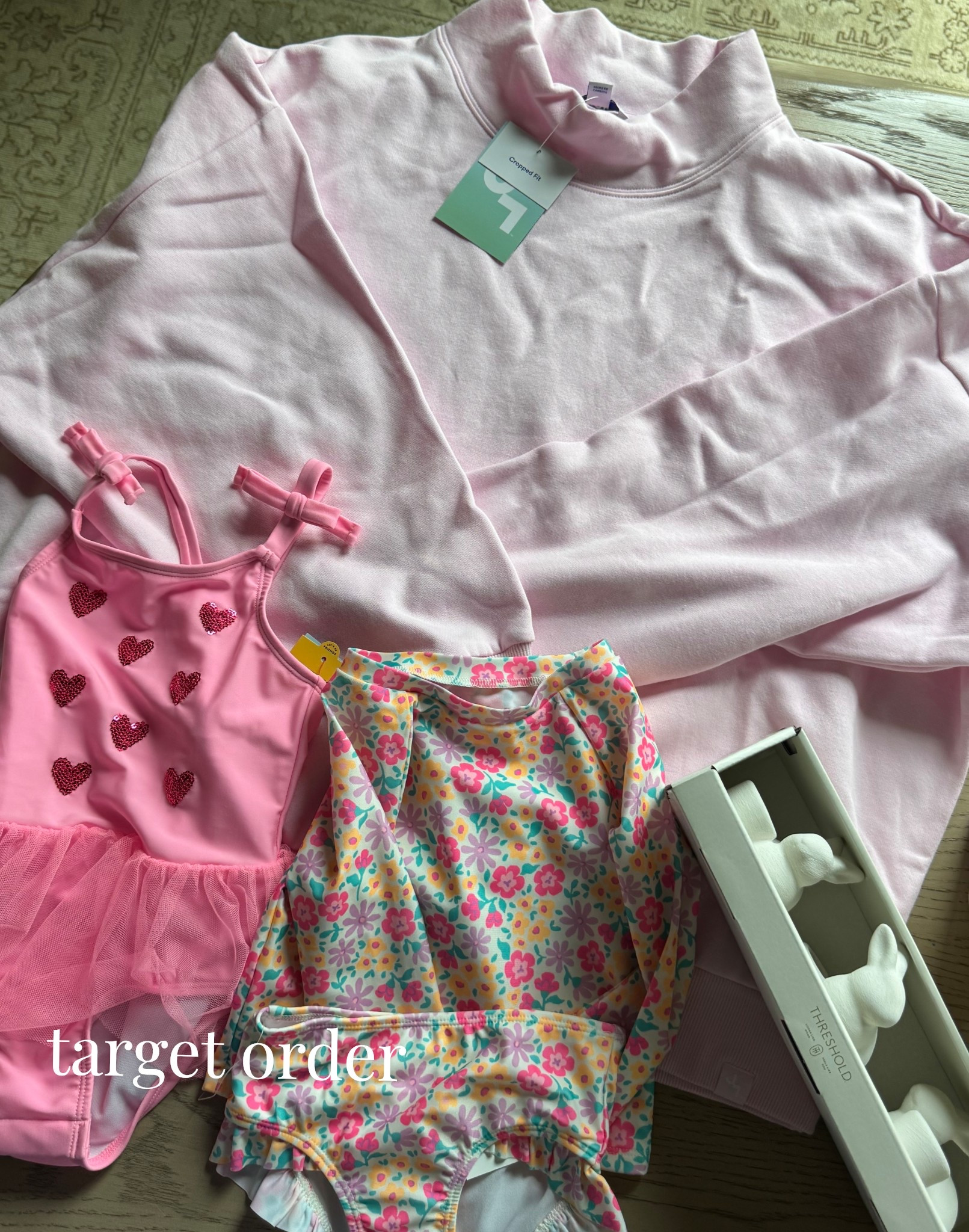Getting ready for spring with this Target order!  

Dressupbuttercup.com #dressupbuttercup #dederaad 


#LTKSwim #LTKSeasonal #LTKdayinmylife