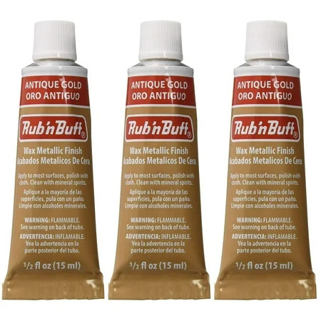 Rub n Buff The Original Wax Metallic Finish antique gold [PACK OF 3 ] | Walmart (US)