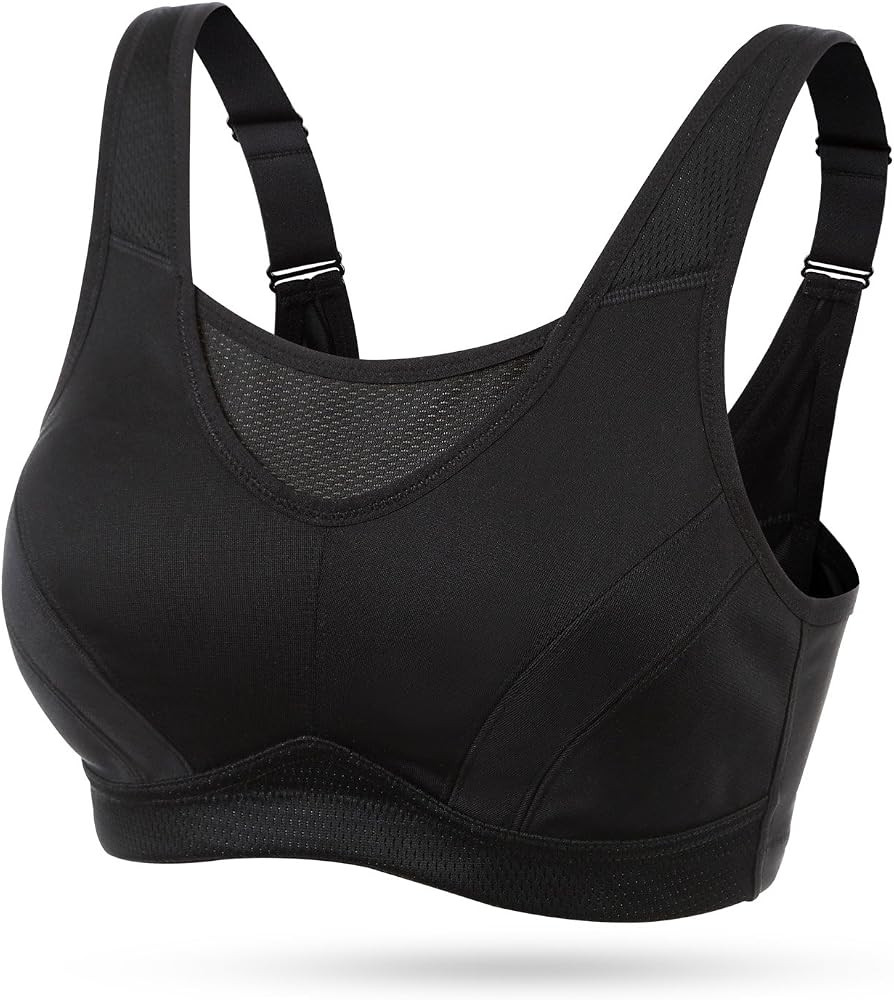 Wingslove High Impact Sports Bras for Women Plus Size Non Padded Wirefree Workout Bra Bounce Cont... | Amazon (US)