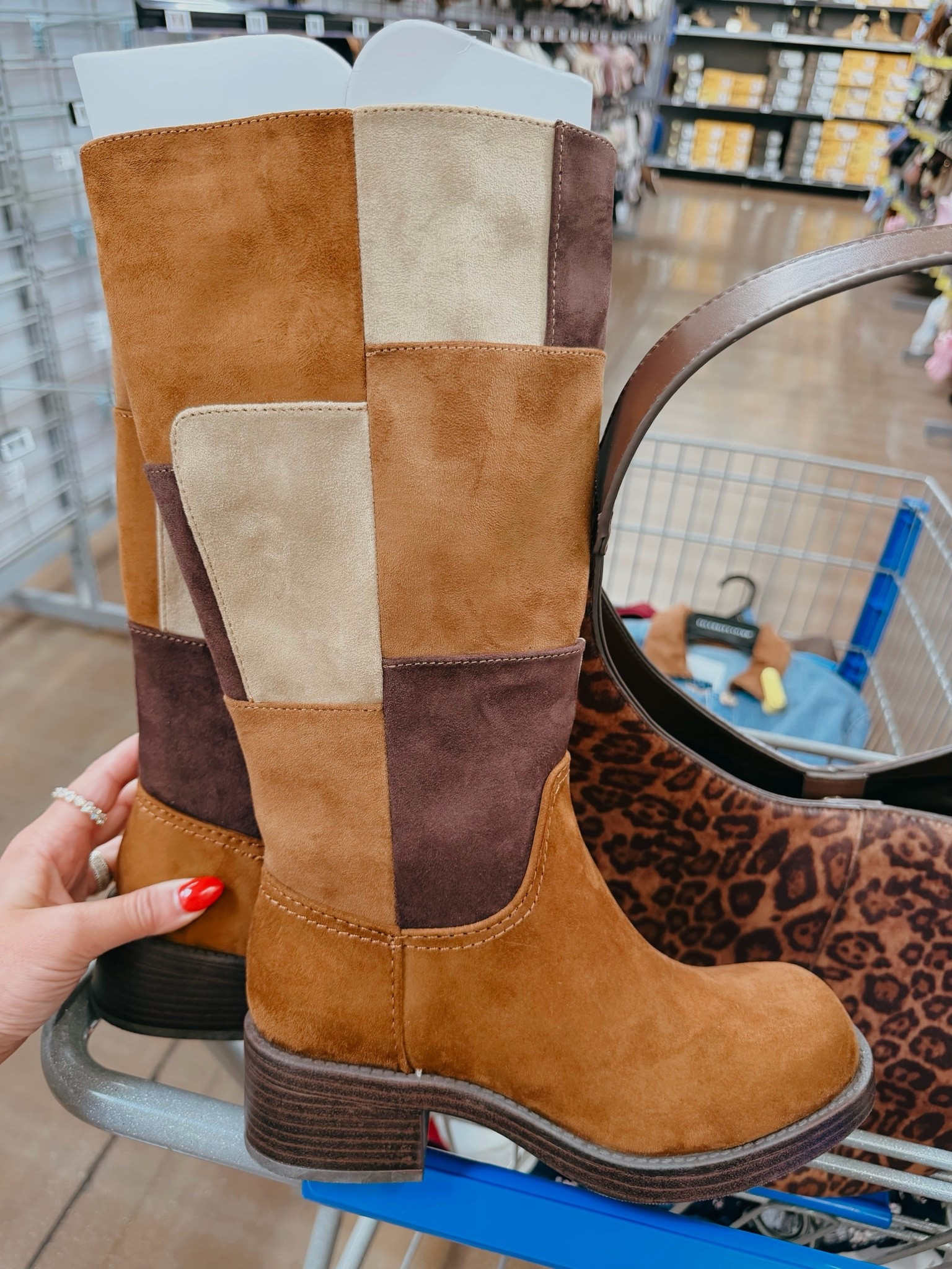 WALMART NEW ARRIVAL! 🤩✨ How cute are these boots for fall! 🤎🍂 Say ME to shop! 

I’m obsessed with the patchwork and suede duo! 👢 

#walmartfinds #walmartstyle #walmartfashion #fallstyle #walmarthome #newarrivals #walmart

#LTKootd