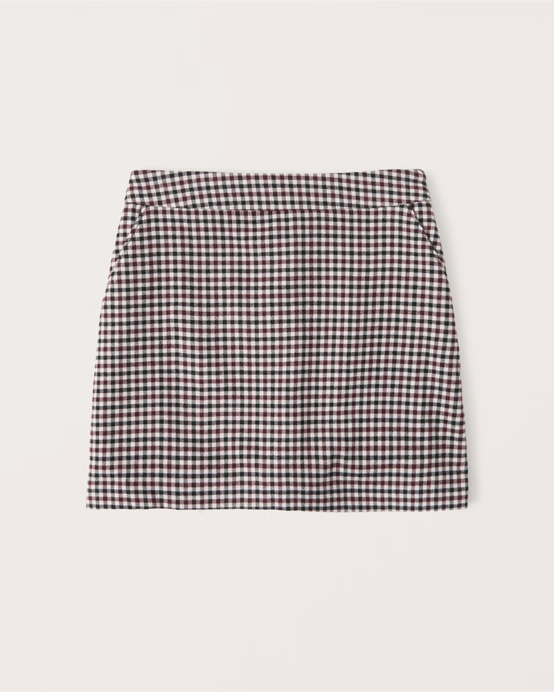 Women's Menswear Skort | Women's Bottoms | Abercrombie.com | Abercrombie & Fitch (US)