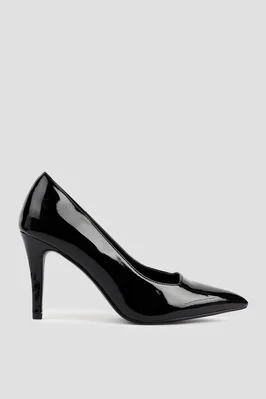 A.C.W. Black Patent Faux Leather Pumps | Ardene