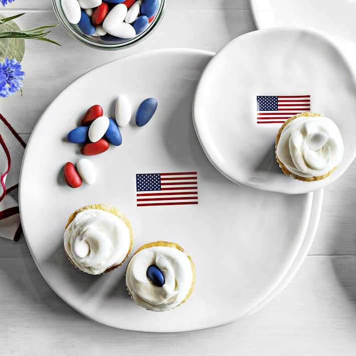 American Flag Appetizer Plates | Williams-Sonoma